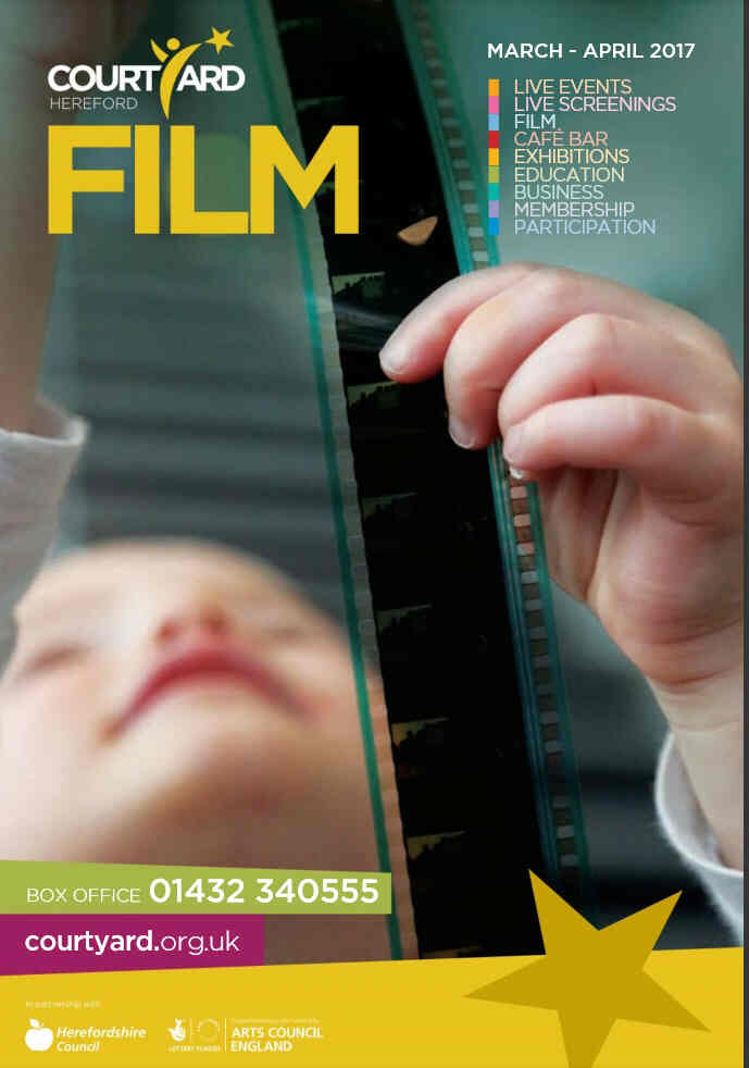 COURTYARD FILM GUIDE magazine side cover March/April 2017