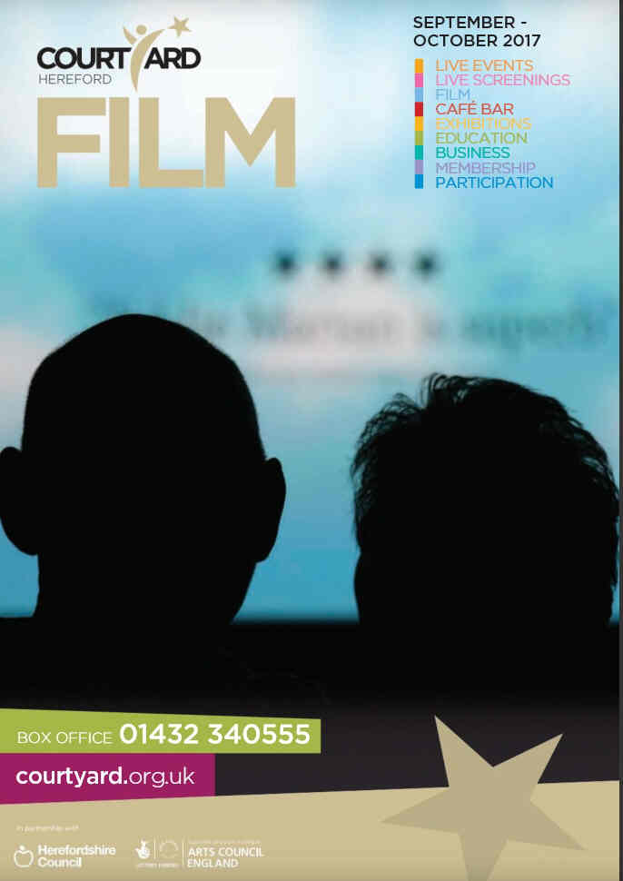 COURTYARD FILM GUIDE magazine side cover  September/October 2017