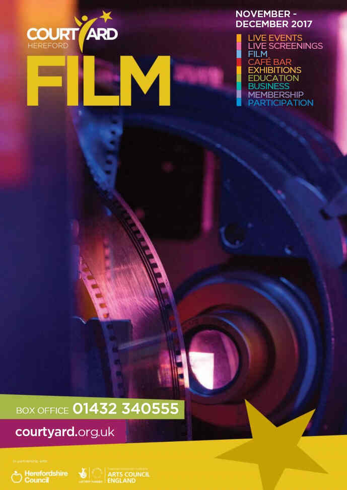 COURTYARD FILM GUIDE magazine side cover  November/December 2017