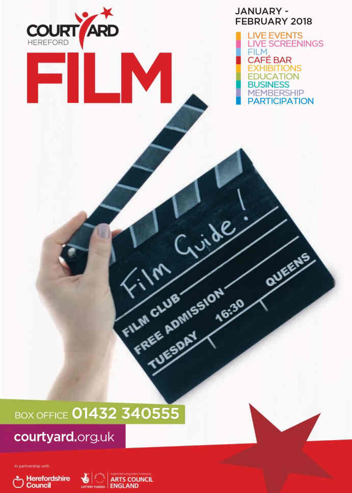 COURTYARD FILM GUIDE magazine side cover  January/February 2018
