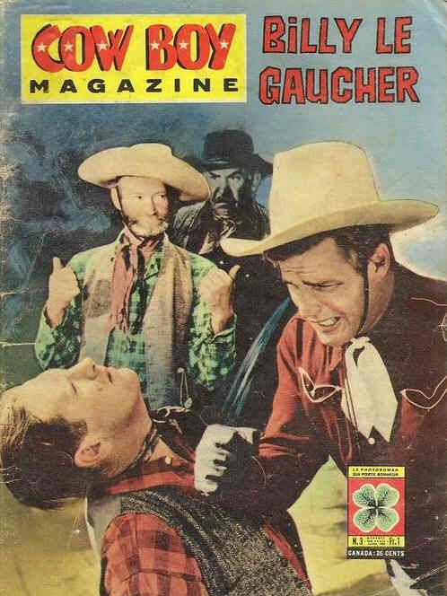 COW BOY MAGAZINE magazine side cover Issue 3 July 1964