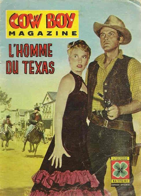 COW BOY MAGAZINE magazine side cover Issue 4 August 1964