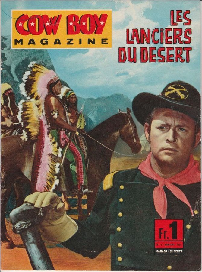 COW BOY MAGAZINE magazine side cover Issue 5 September 1964