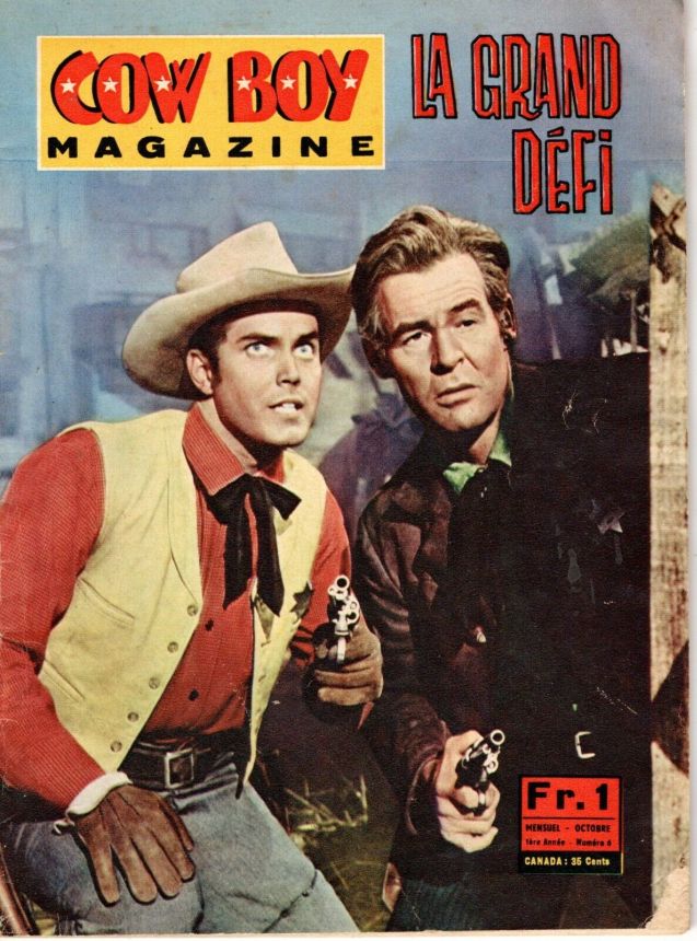 COW BOY MAGAZINE magazine side cover Issue 6 October 1964