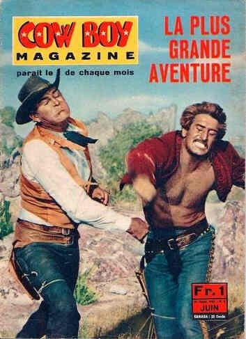 COW BOY MAGAZINE magazine side cover Issue 6 June 1965