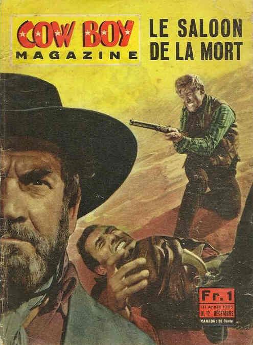 COW BOY MAGAZINE magazine side cover Issue 12 December 1965