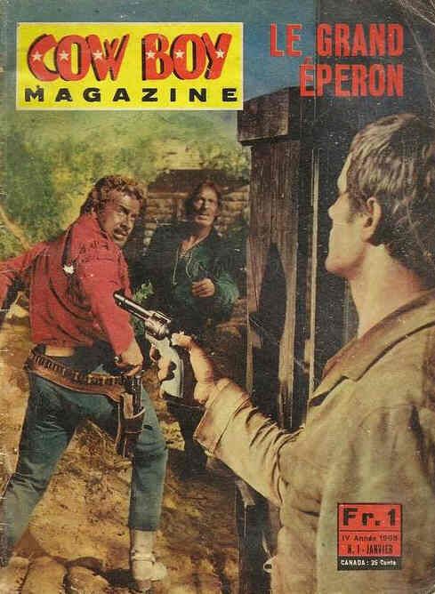 COW BOY MAGAZINE magazine side cover Issue 1 January 1966