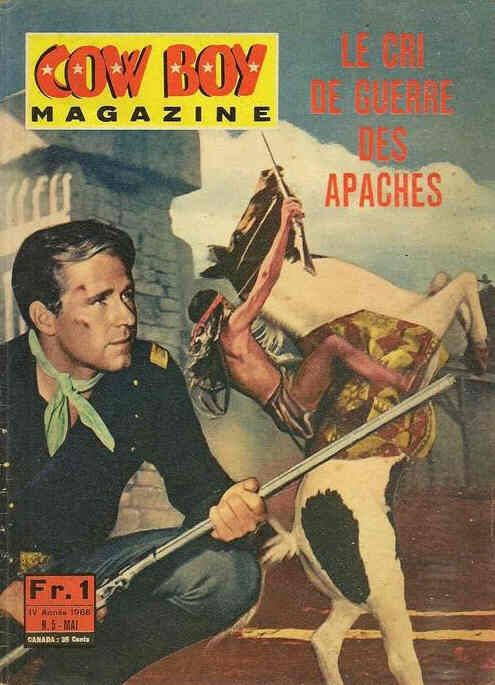 COW BOY MAGAZINE magazine side cover Issue 5 May 1966