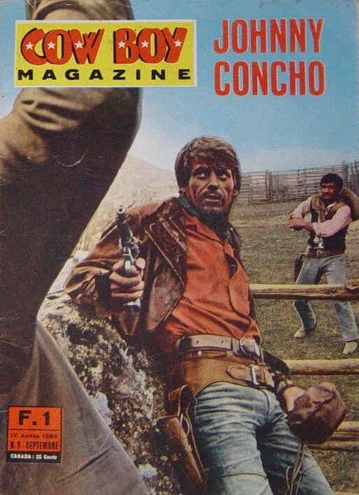 COW BOY MAGAZINE magazine side cover Issue 9 September 1966