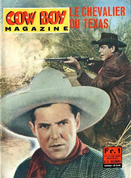 COW BOY MAGAZINE magazine side cover Issue 12 December 1966