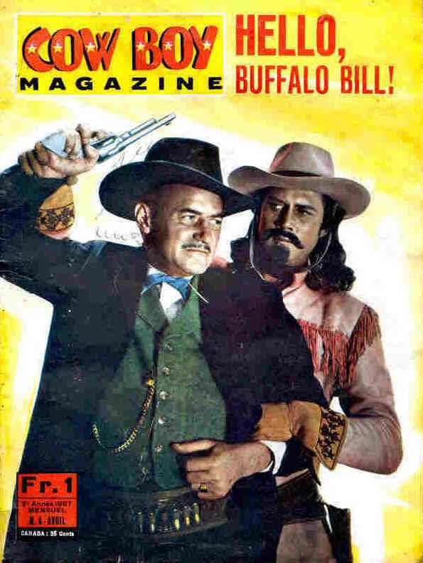 COW BOY MAGAZINE magazine side cover Issue 4 April 1967
