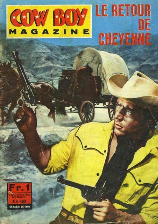 COW BOY MAGAZINE magazine side cover Issue 6 June 1967