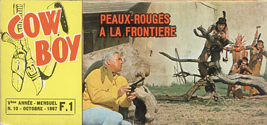 COW BOY MAGAZINE magazine side cover Issue 10 October 1967