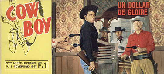 COW BOY MAGAZINE magazine side cover Issue 11 November 1967