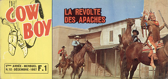 COW BOY MAGAZINE magazine side cover Issue 12 December 1967