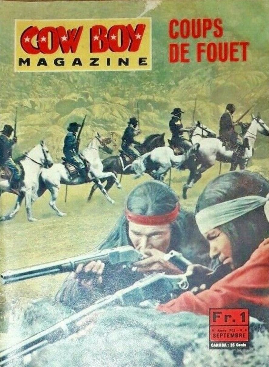 COW BOY MAGAZINE magazine side cover Issue 9  September 1965