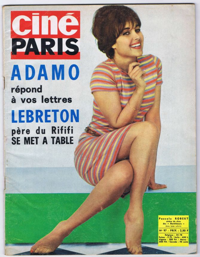 CINE PARIS magazine side cover Issue 97  January 1966