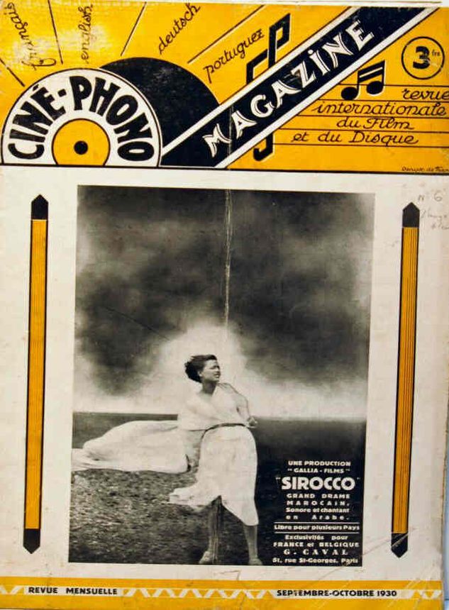 CINE-PHONO magazine side cover  September/October 1930