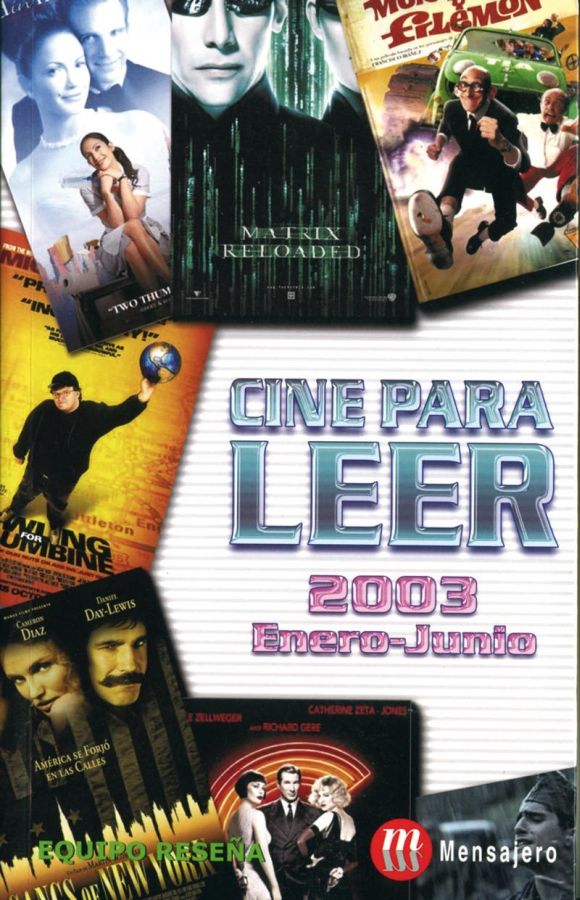 CINE PARA LEER magazine side cover  January/June 2003