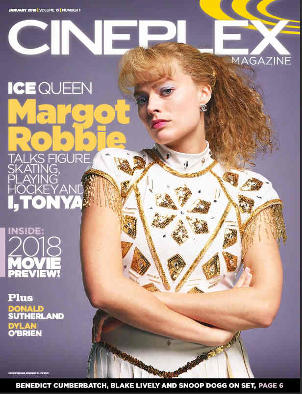 CINEPLEX magazine side cover  January 2018