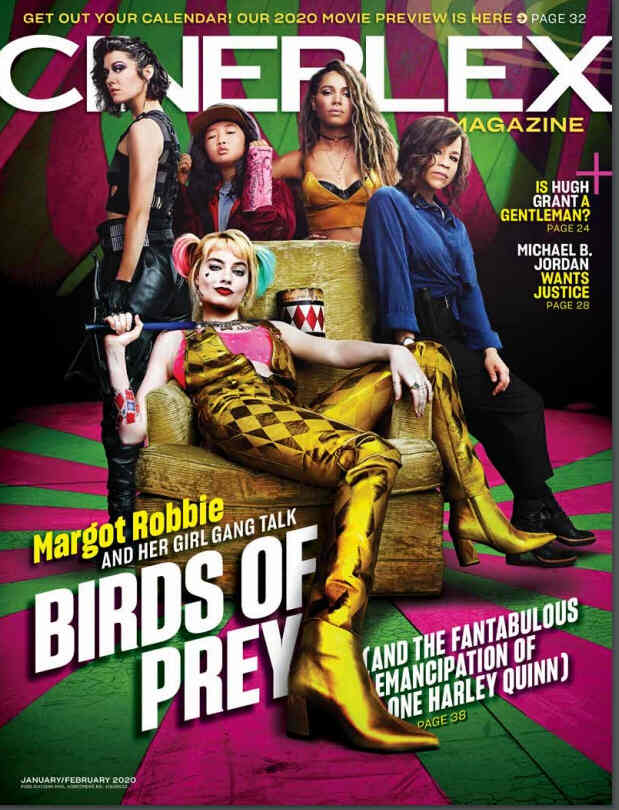 CINEPLEX magazine side cover  January/February 2020