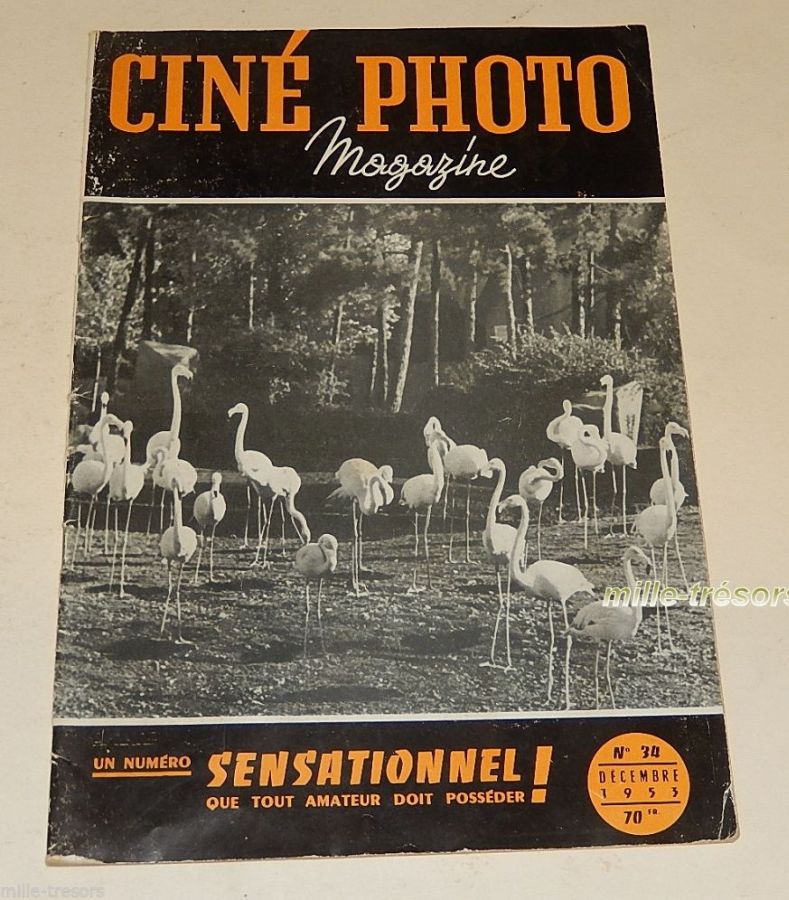 CINE PHOTO MAGAZINE magazine side cover Issue 34  December 1953
