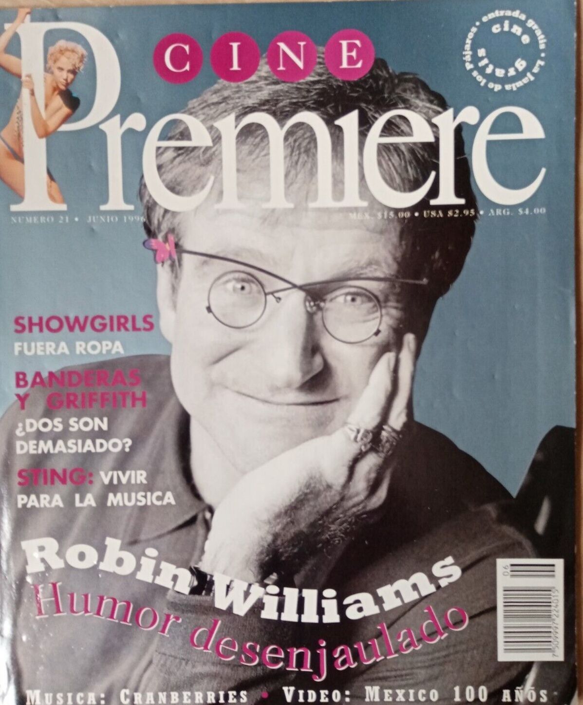 CINE PREMIERE magazine side cover Issue 21  June 1996