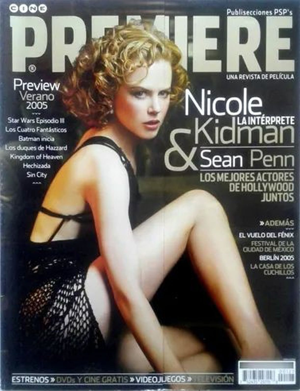 CINE PREMIERE magazine side cover Issue 127  April 2005