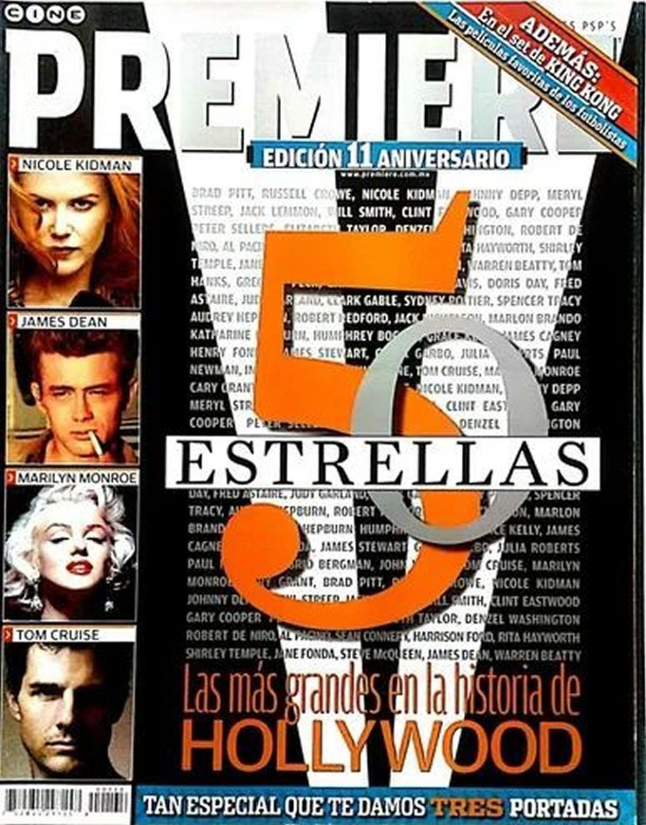 CINE PREMIERE magazine side cover Issue 133  October 2005