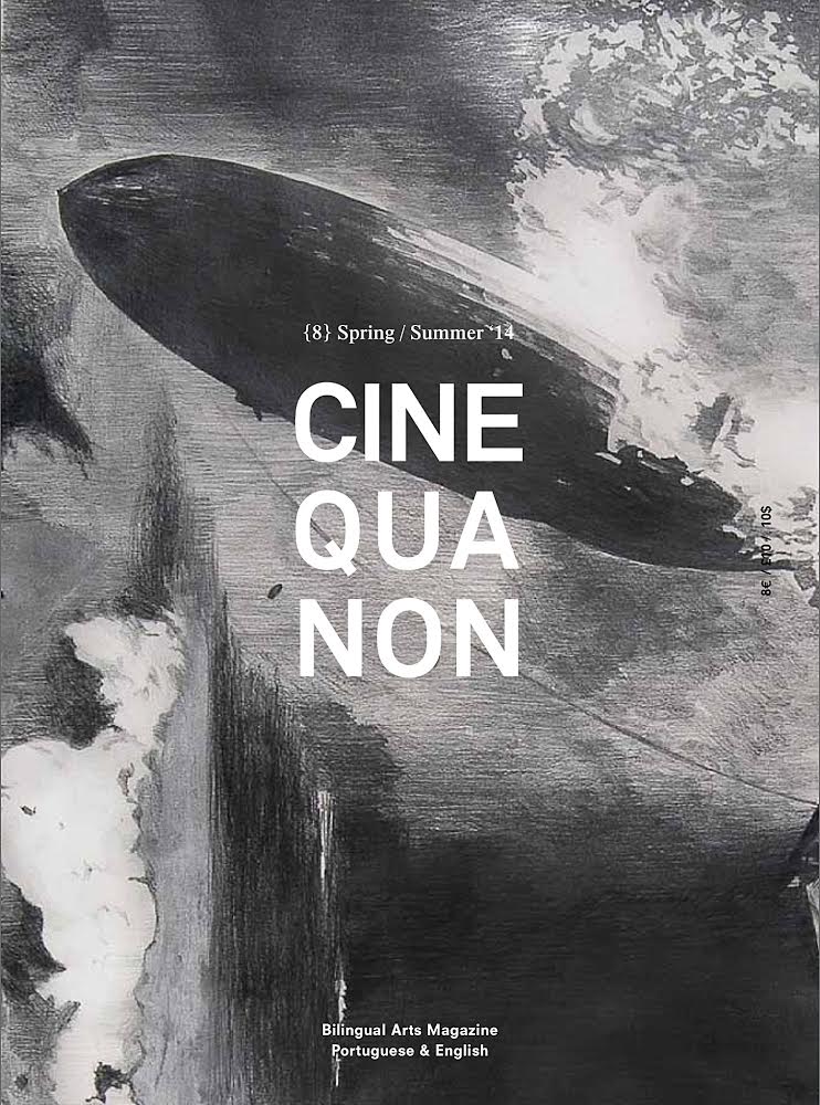 CINE QUA NON magazine side cover Issue 8 Spring/Summer 2014