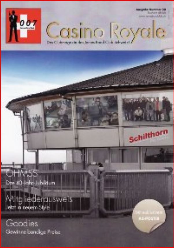 CASINO ROYALE magazine side cover Issue 20 December 2009