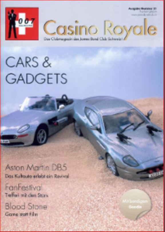 CASINO ROYALE magazine side cover Issue 21 February 2011