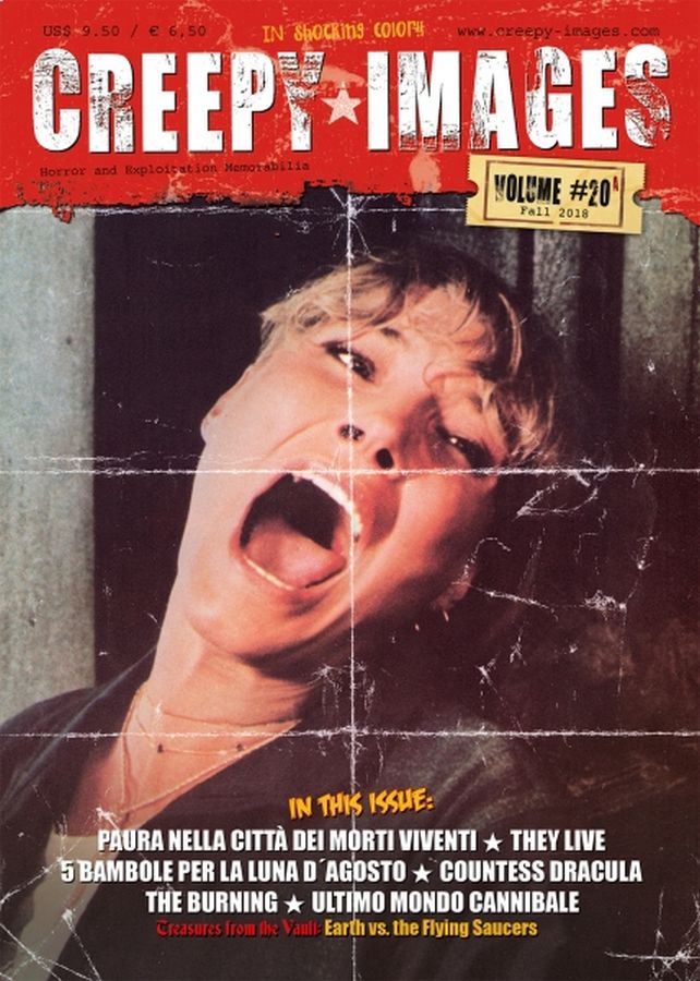 CREEPY IMAGES magazine side cover Issue 20 Fall 2018