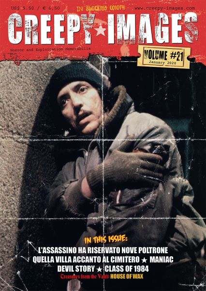 CREEPY IMAGES magazine side cover Issue 21  January 2020