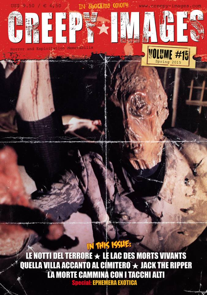 CREEPY IMAGES magazine side cover Issue 15 Spring 2015