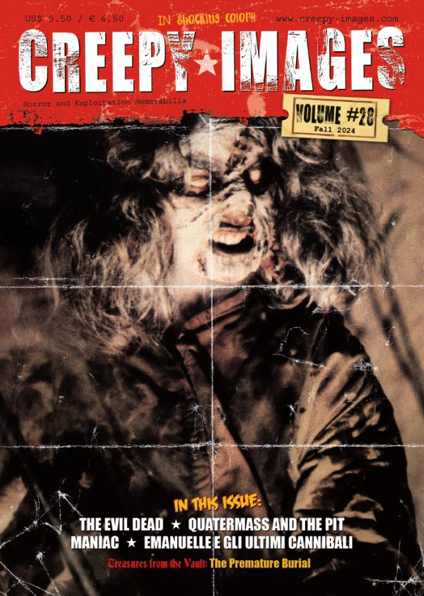 CREEPY IMAGES magazine side cover Issue 28 Fall 2024