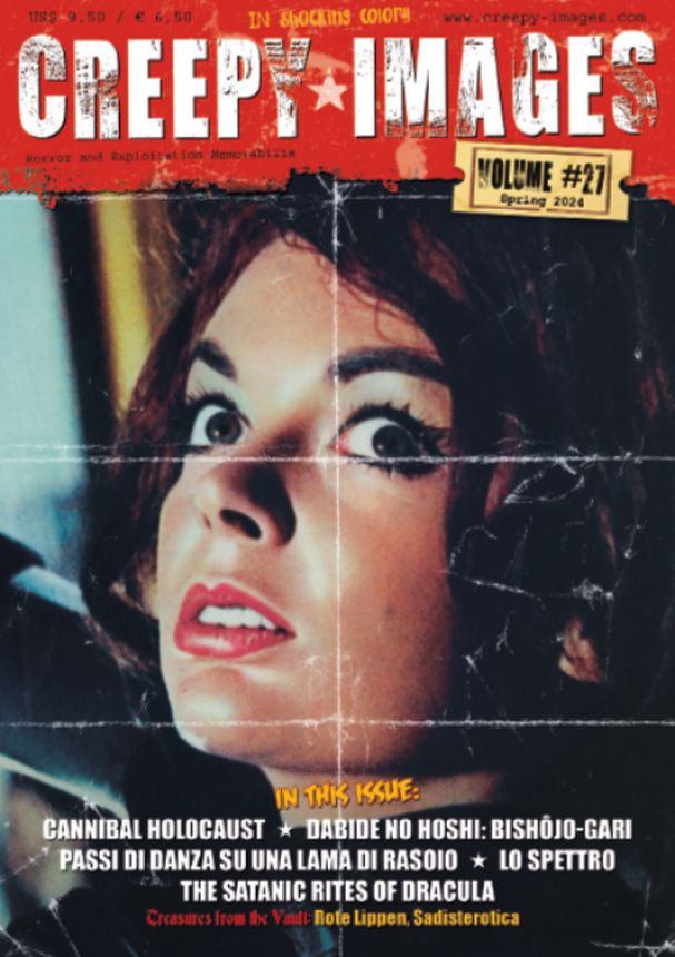 CREEPY IMAGES magazine side cover Issue 27 Spring 2024