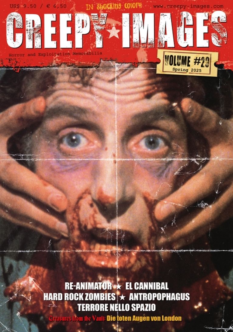 CREEPY IMAGES magazine side cover Issue 29 Spring 2025