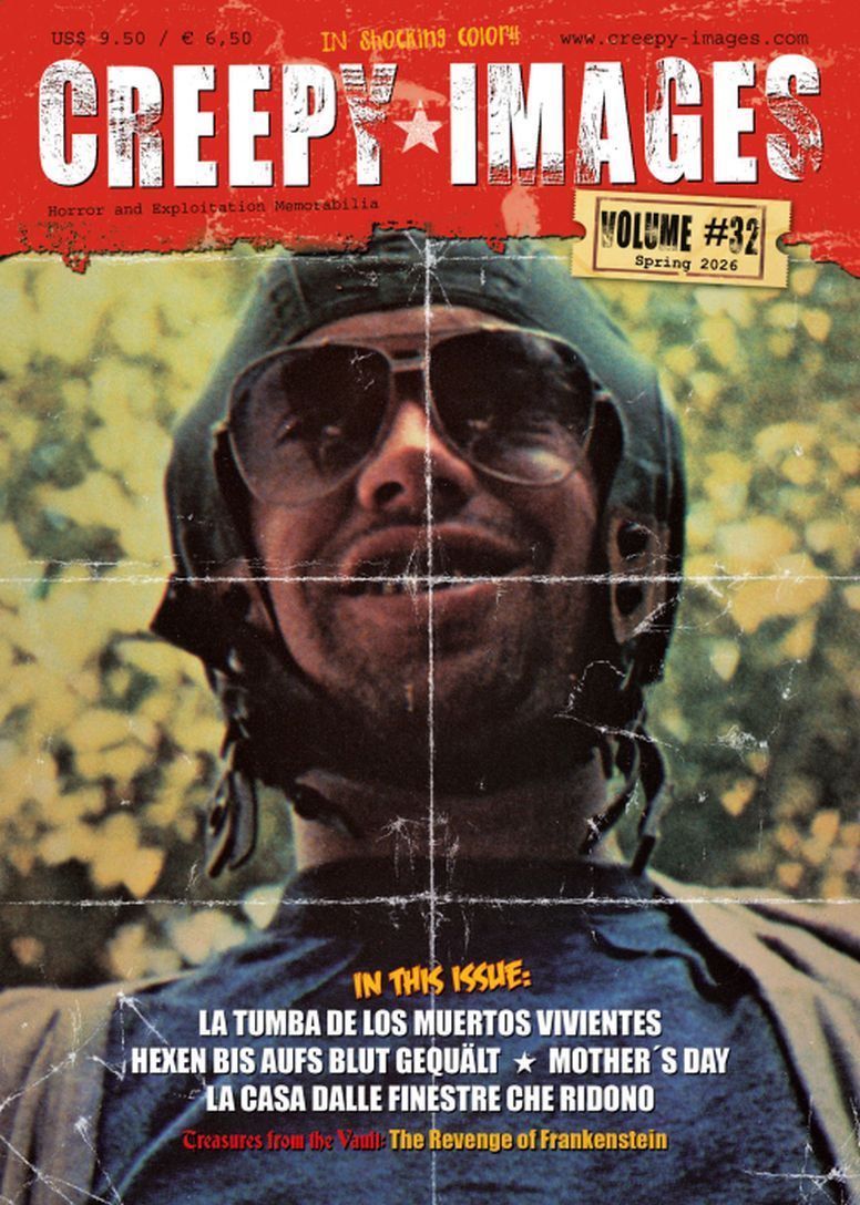 CREEPY IMAGES magazine side cover Issue 32 Spring 2026