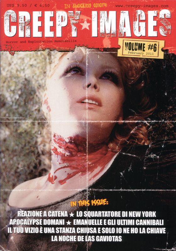 CREEPY IMAGES magazine side cover Issue 6 March/April/May 2011