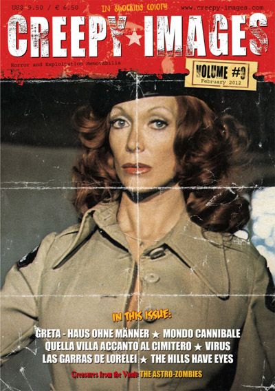 CREEPY IMAGES magazine side cover Issue 9 March/April/May 2012