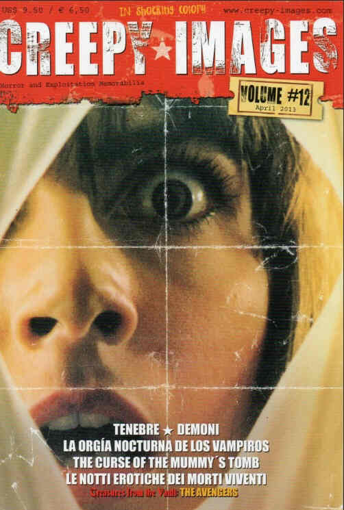 CREEPY IMAGES magazine side cover Issue 12 April 2013