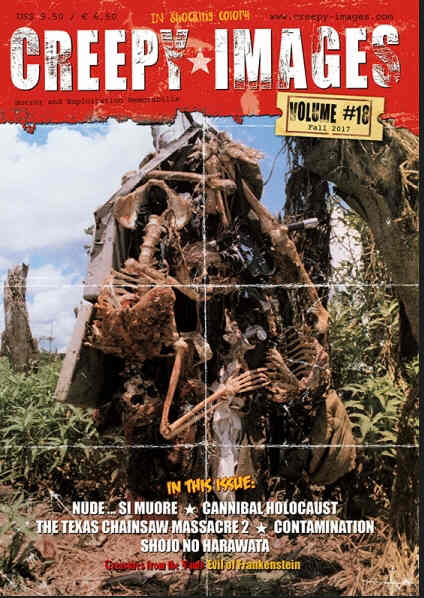 CREEPY IMAGES magazine side cover Issue 18 Fall 2017