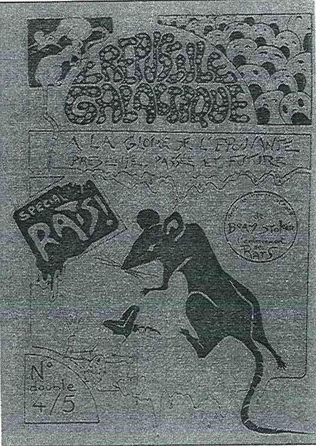 CREPUSCULE GALACTIQUE magazine side cover Issue 4-5   1980