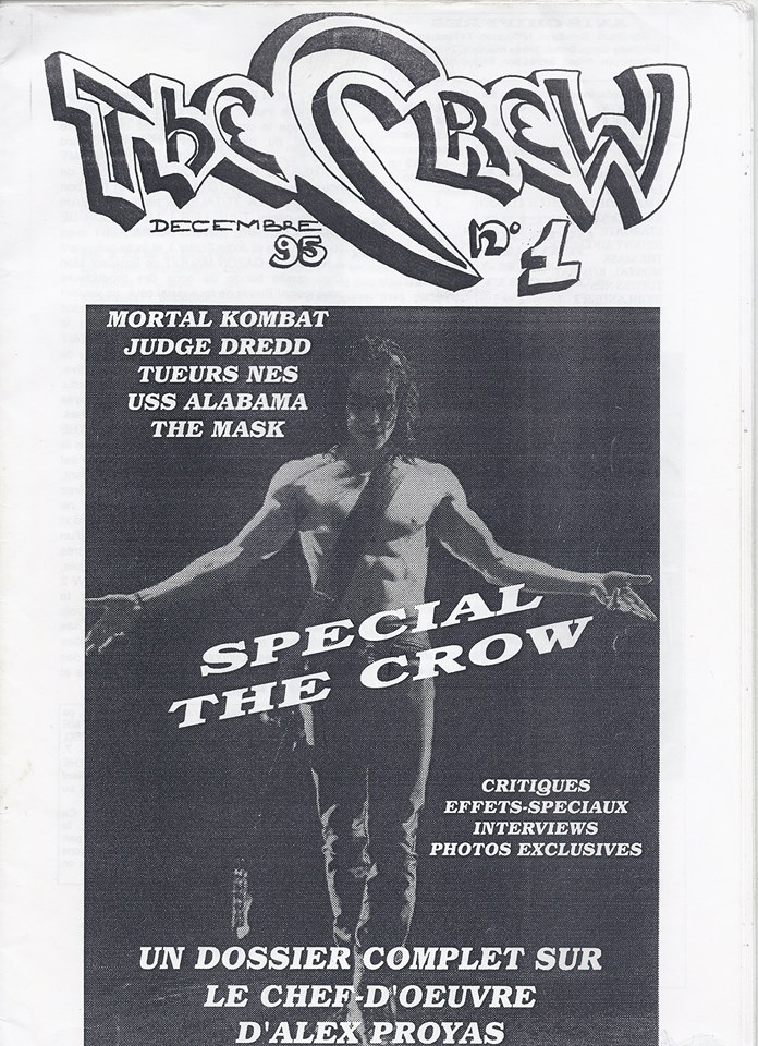 CREW magazine side cover Issue 1 December 1995