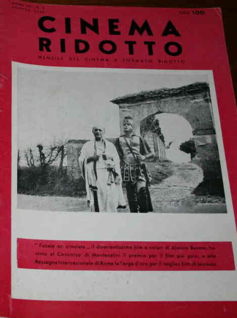 CINEMA RIDOTTO magazine side cover  August 1956