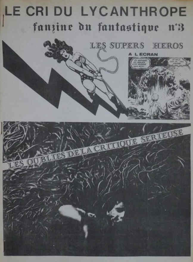 CRI DU LYCANTHROPE magazine side cover Issue 3   1983