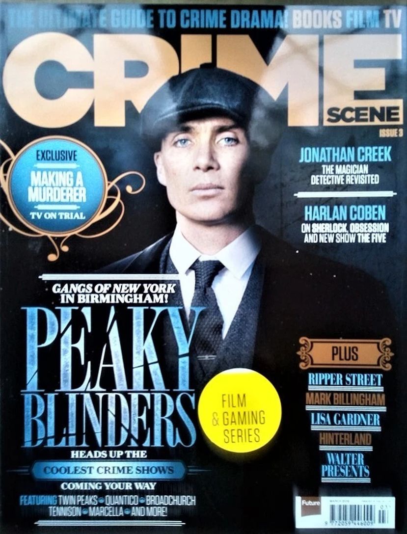 CRIME SCENE magazine side cover Issue 3  March 2016