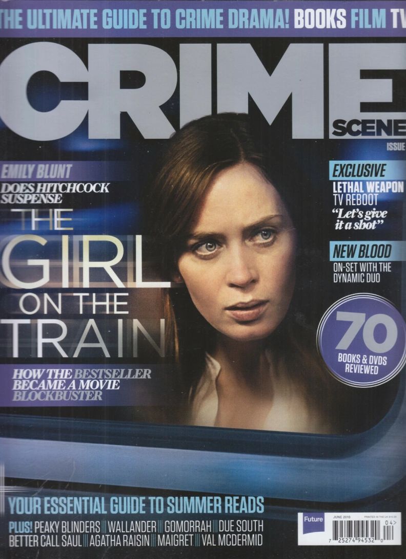 CRIME SCENE magazine side cover Issue 4  June 2016