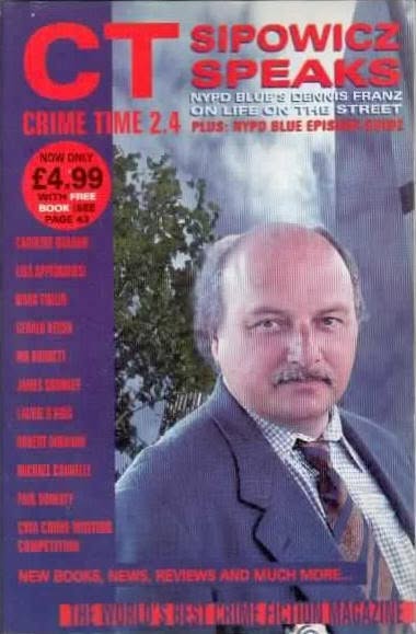CRIME TIME magazine side cover  Vol 2 No  4  April 1999